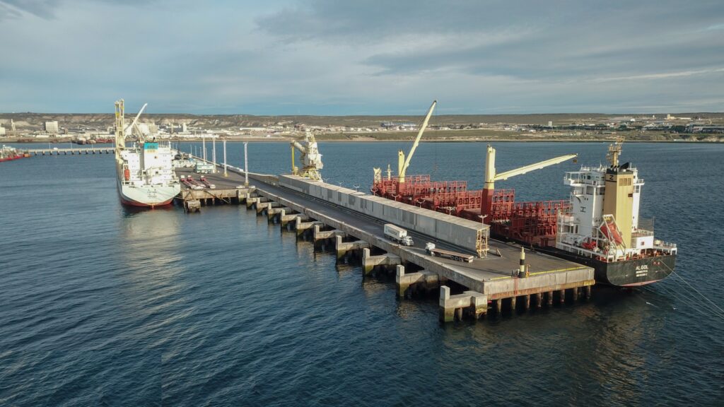 muelle storni exportaciones